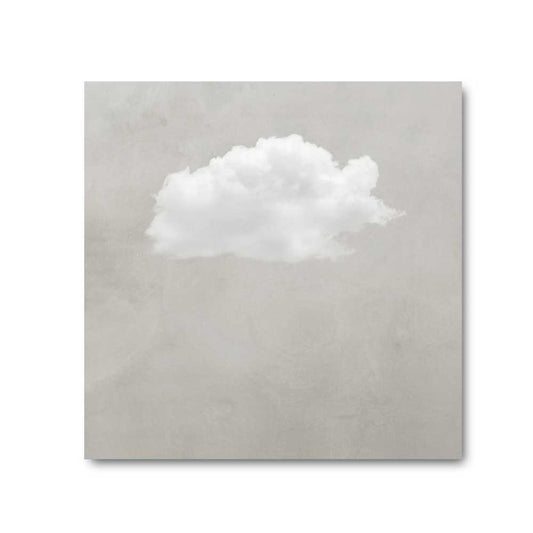 Minimalist Cloud Wall Art Print – Grey Sky Decor, Calm Modern Zen Wall Art