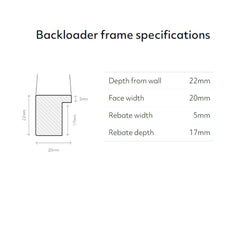A4 Black Frame