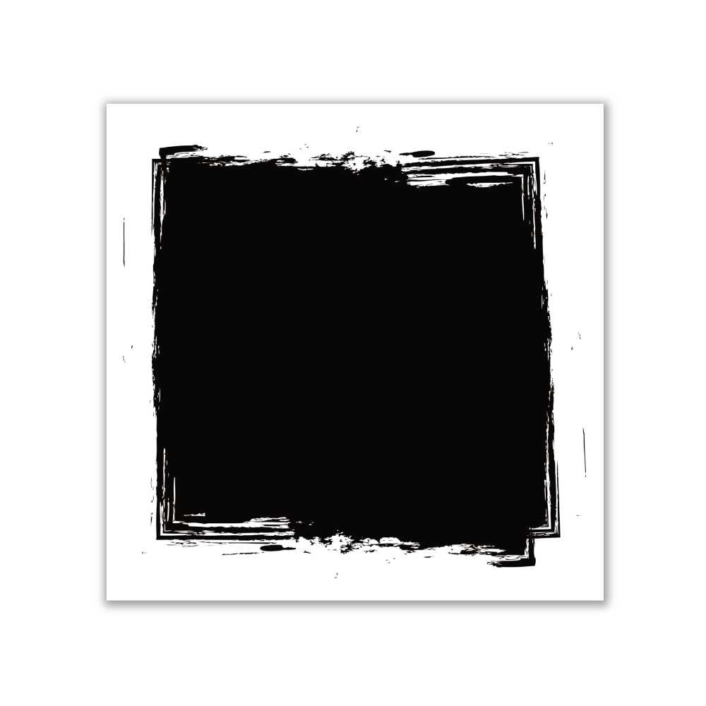 Black Abstract Square