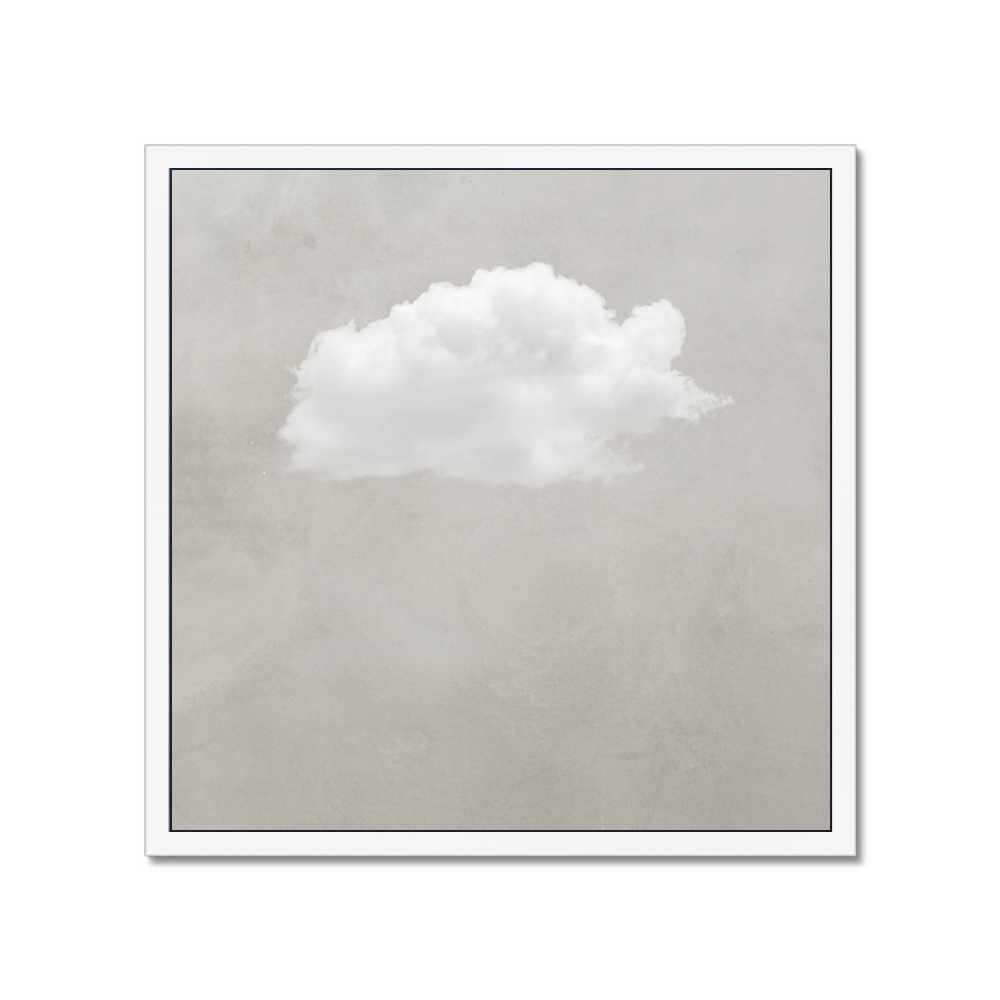 Minimalist Cloud Wall Art Print – Grey Sky Decor, Calm Modern Zen Wall Art