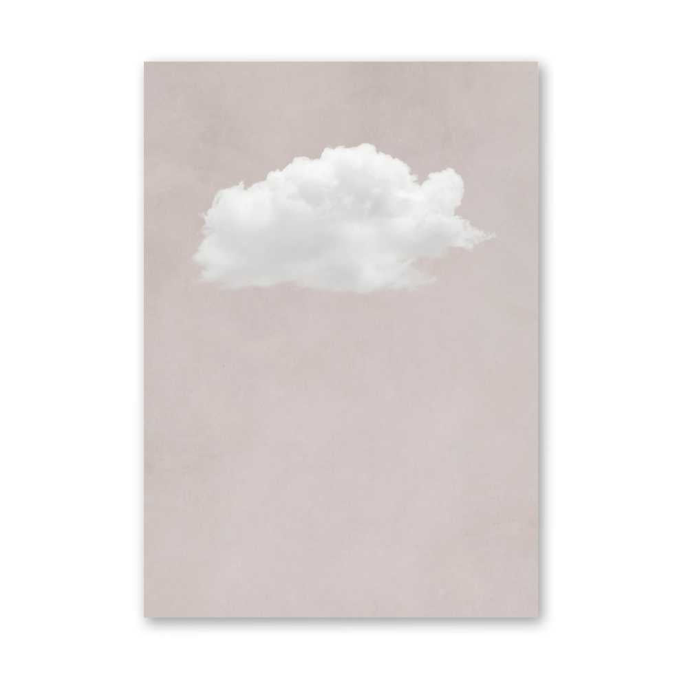 Cloud Wall Art - Beige