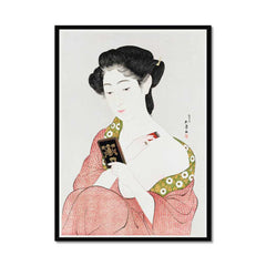 Woman in Underclothes by Goyō Hashiguchi | Japanese Ukiyo-e Wall Art | Vintage Shin-Hanga Printable Download | Elegant Geisha Artwork | Digital Wall Art