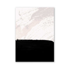Beige and Black Abstract