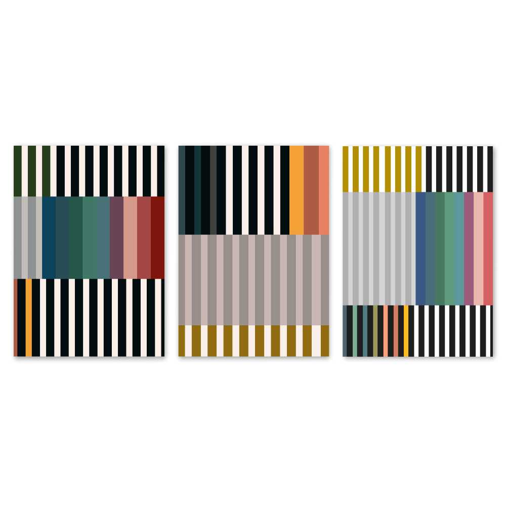 Bold Stripes Trio