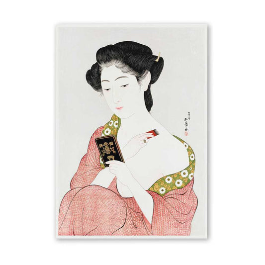 Woman in Underclothes by Goyō Hashiguchi | Japanese Ukiyo-e Wall Art | Vintage Shin-Hanga Printable Download | Elegant Geisha Artwork | Digital Wall Art