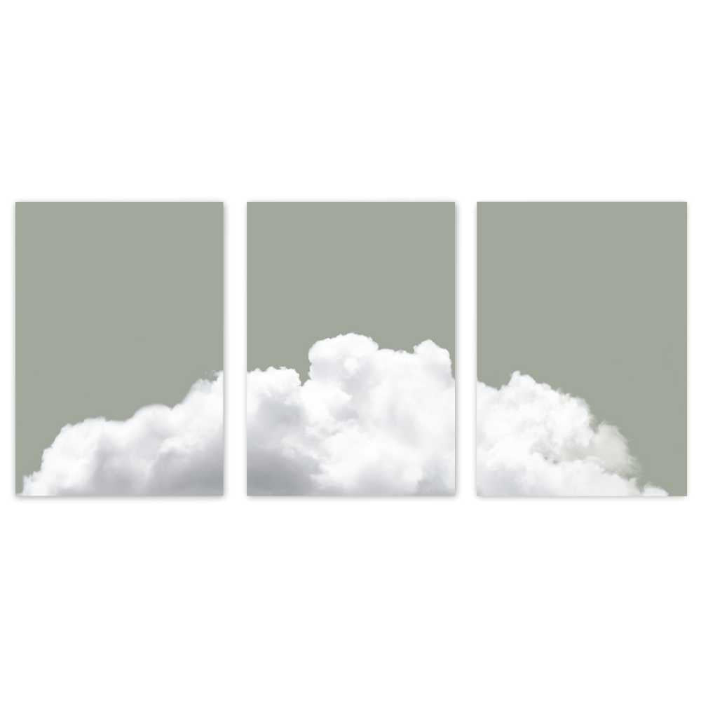 Sage Green Clouds Trio