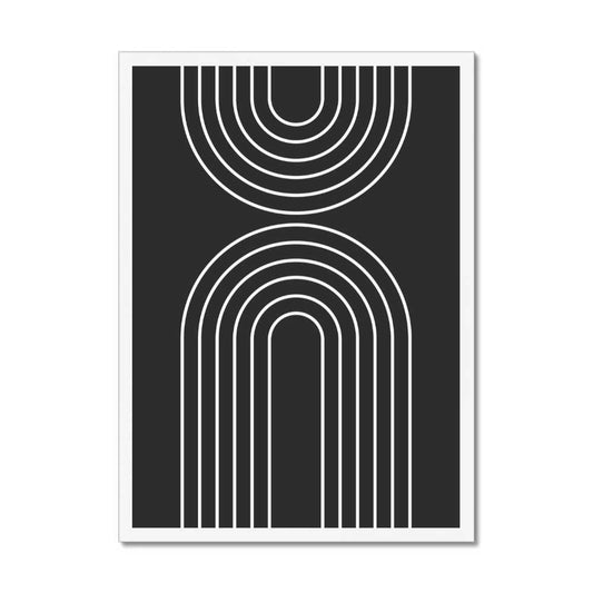 Monochrome Arches: White Lines on Black