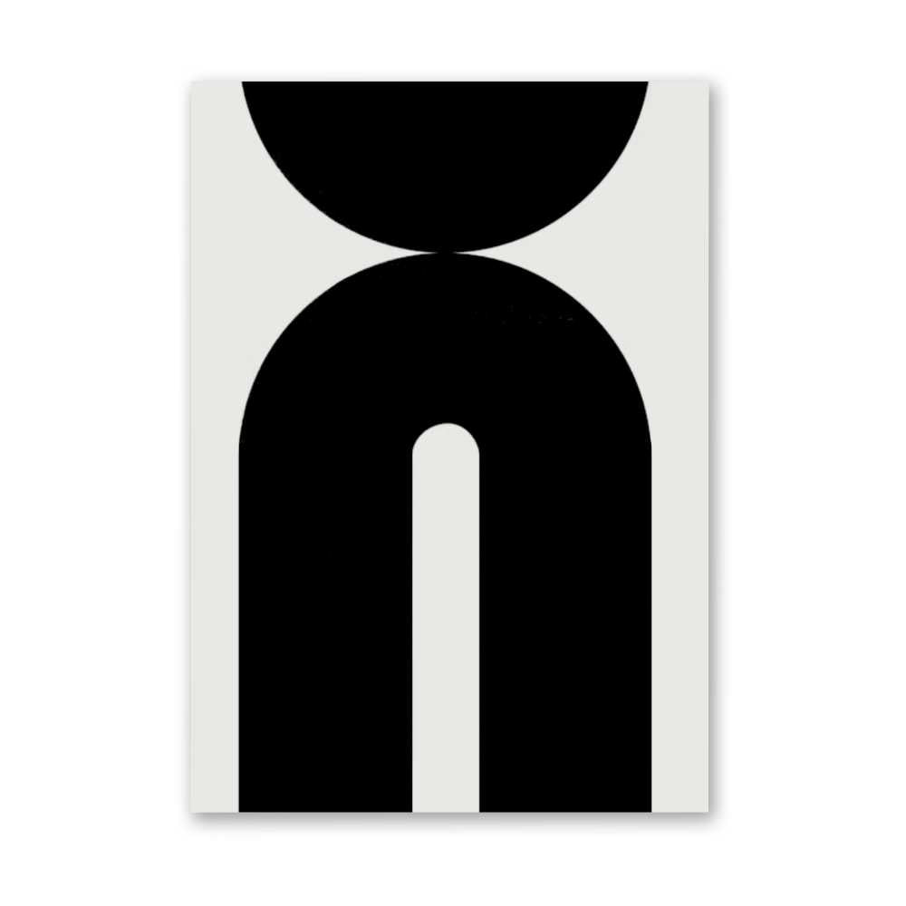 Black Symmetrical Arch