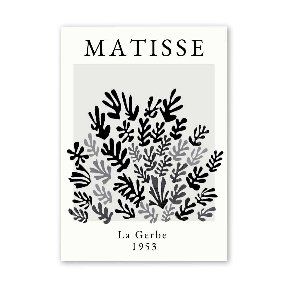 Monochromatic La Gerbe - Henri Matisse