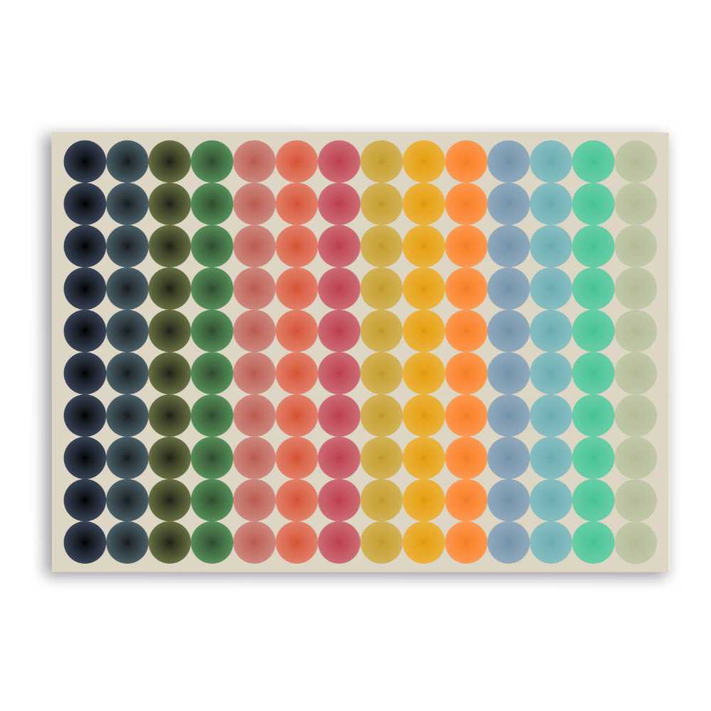 Colour Spectrum of Circles