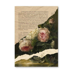 Altered Vintage Art - Book Page Art