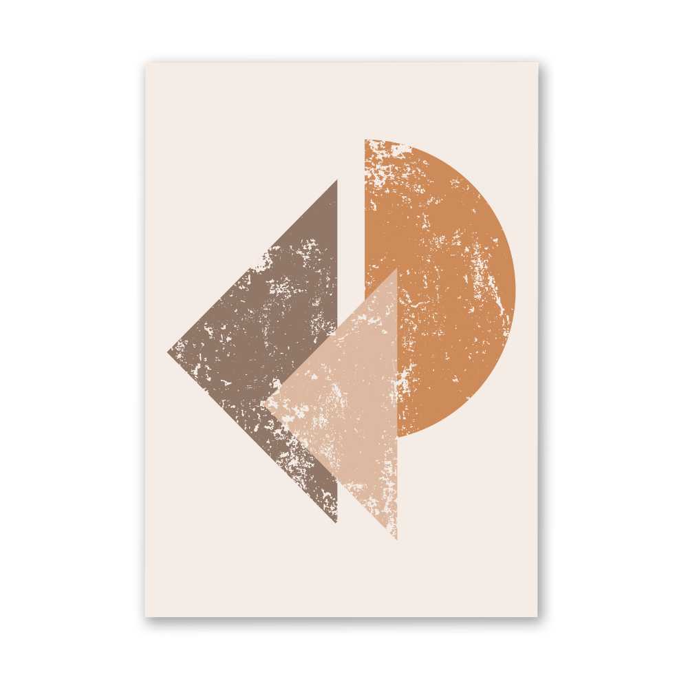 Desert Mirage Abstract Wall Art Print