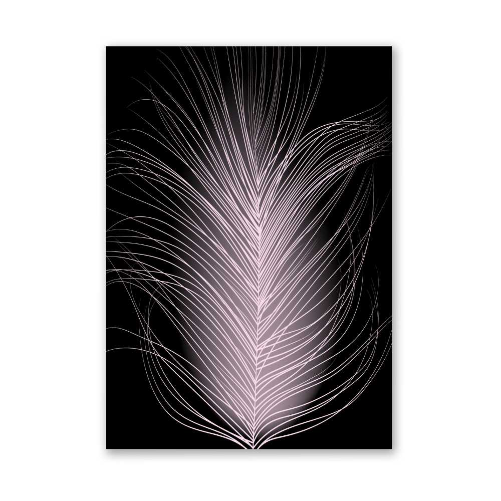 Delicate Pink Feather