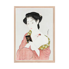Woman in Underclothes by Goyō Hashiguchi | Japanese Ukiyo-e Wall Art | Vintage Shin-Hanga Printable Download | Elegant Geisha Artwork | Digital Wall Art