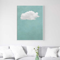 Canvas - Green Cloud Art