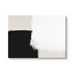 Minimalist Black & White Abstract Wall Art Print | Modern Neutral Downloadable Artwork for Contemporary Interiors