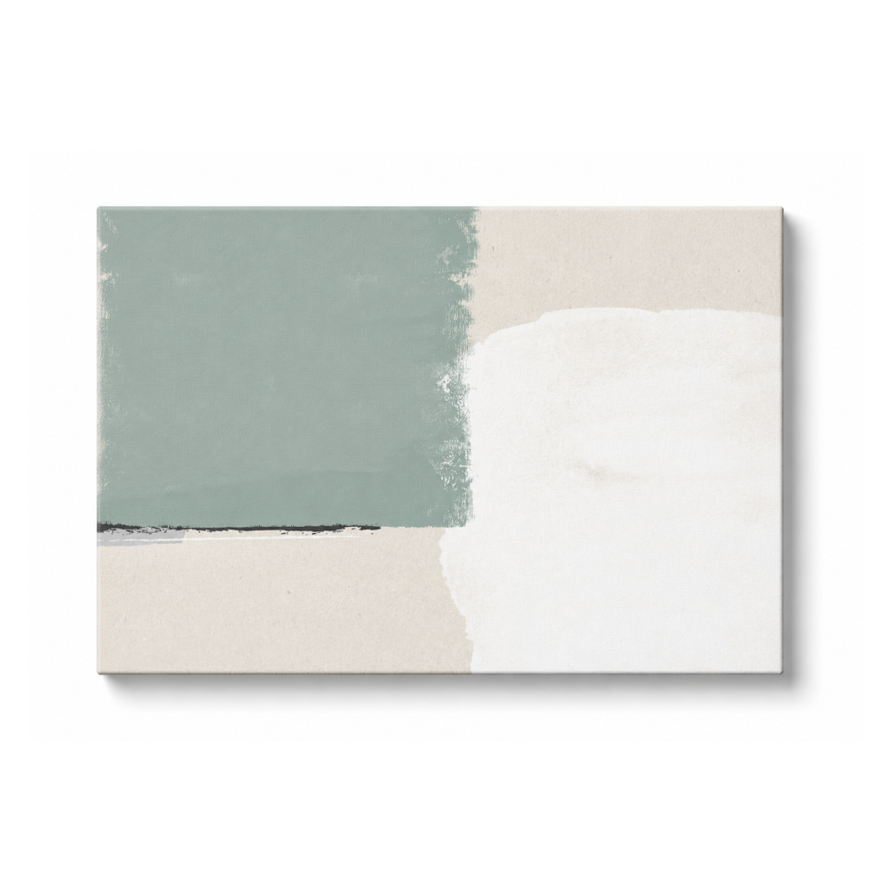 Sage Green Abstract Wall Art Print | Minimalist Modern Downloadable Artwork for Calm Contemporary Interiors