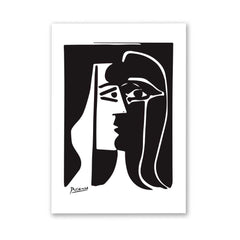 Pablo Picasso - Black and White Face