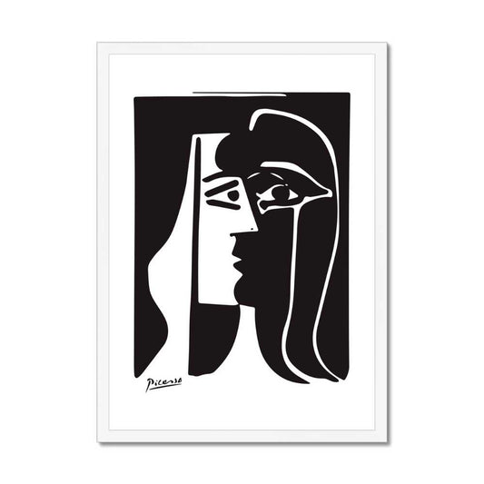 Pablo Picasso - Black and White Face