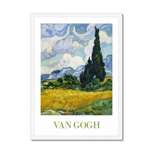Wheat Field with Cypresses - Vincent van Gogh