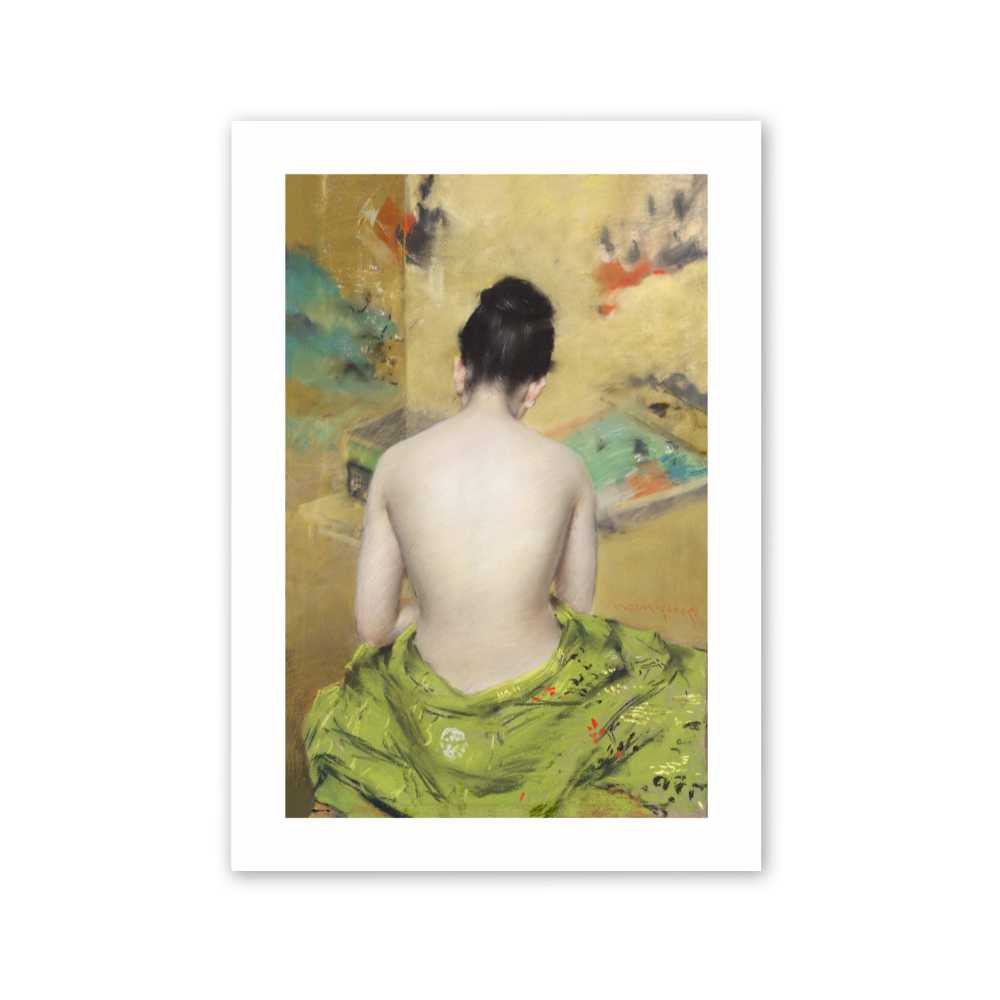 Naked Japanese Woman  - William Merritt Chase