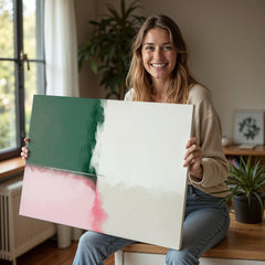 Serene Quartet Printable Wall Art | Pastel Abstract Print | Minimalist Scandinavian Neutral Decor | Digital Download