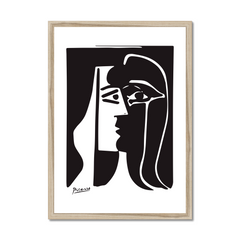 Pablo Picasso - Black and White Face
